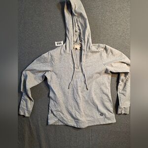 MICHAEL Michael Kors Heather Gray Hoodie Womens Small Preppy